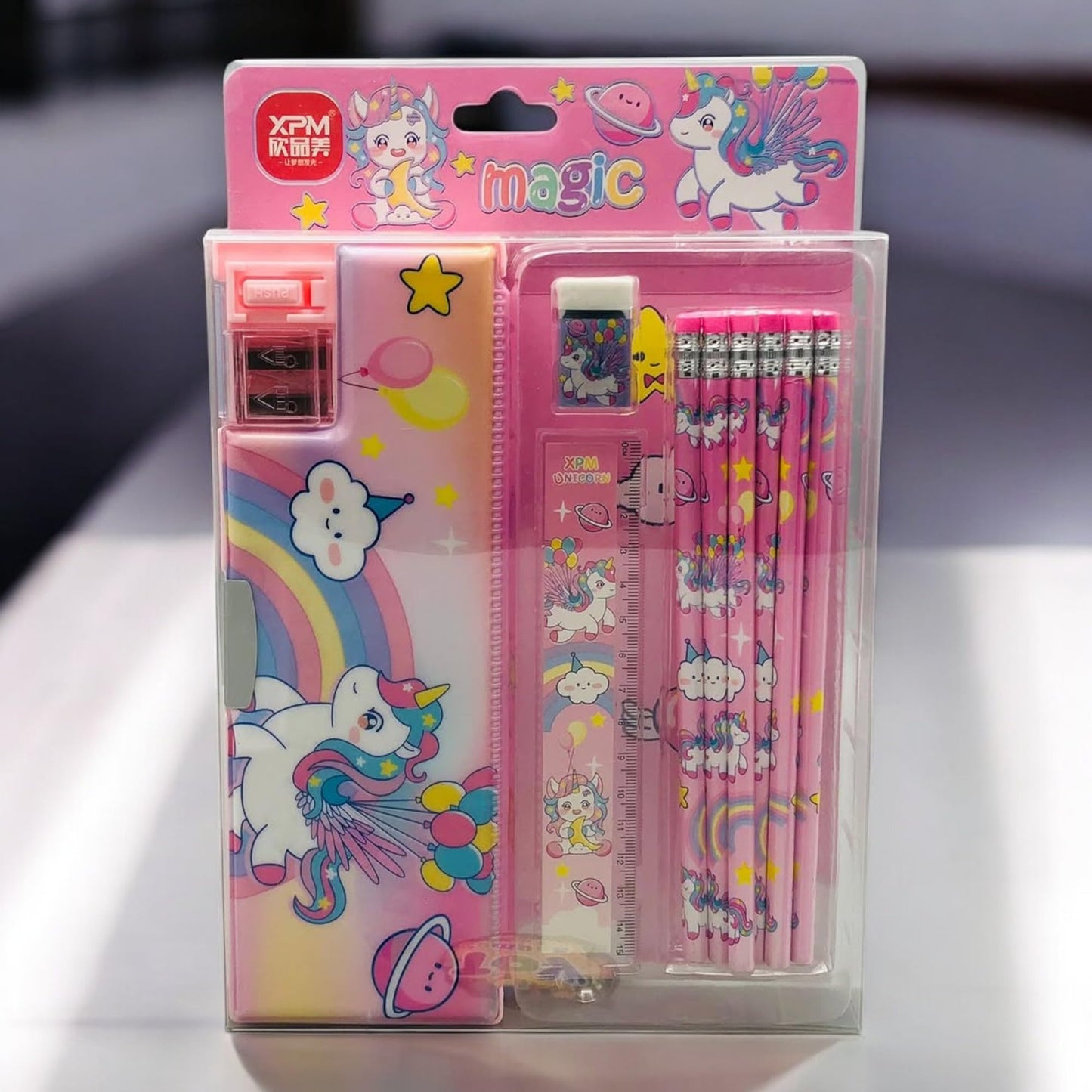 Cute Bunny Stationery Gift Set (9-Piece)