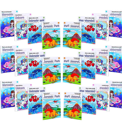 Unicorn Watercolour Colouring Book (12 Sheets)