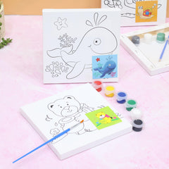 Canvas Paint Card with Mini Easel