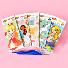 Unicorn Magic Drawing Doodle Book (12 Pages)