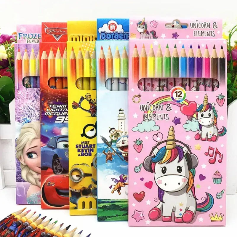 Unicorn & Space Colour Pencils (12-Pack)