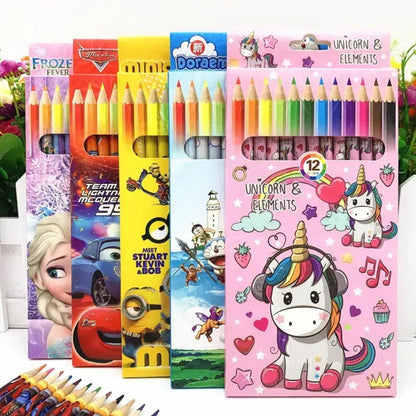 Unicorn & Space Colour Pencils (12-Pack)