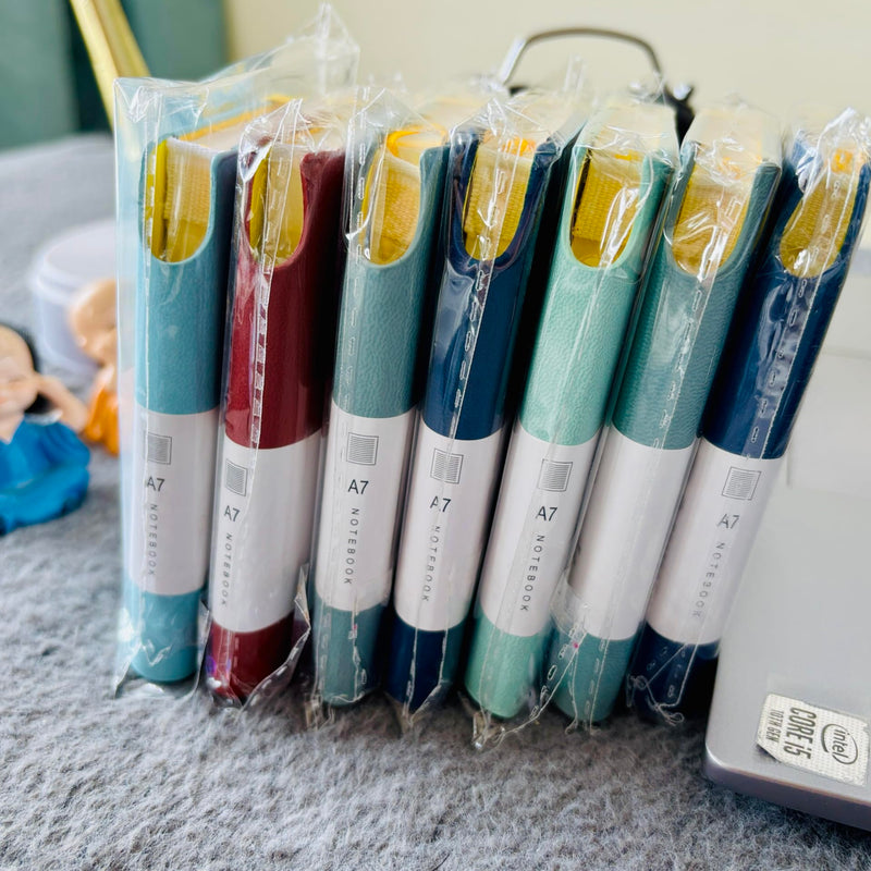 A7 Linen Hardbound Notebook