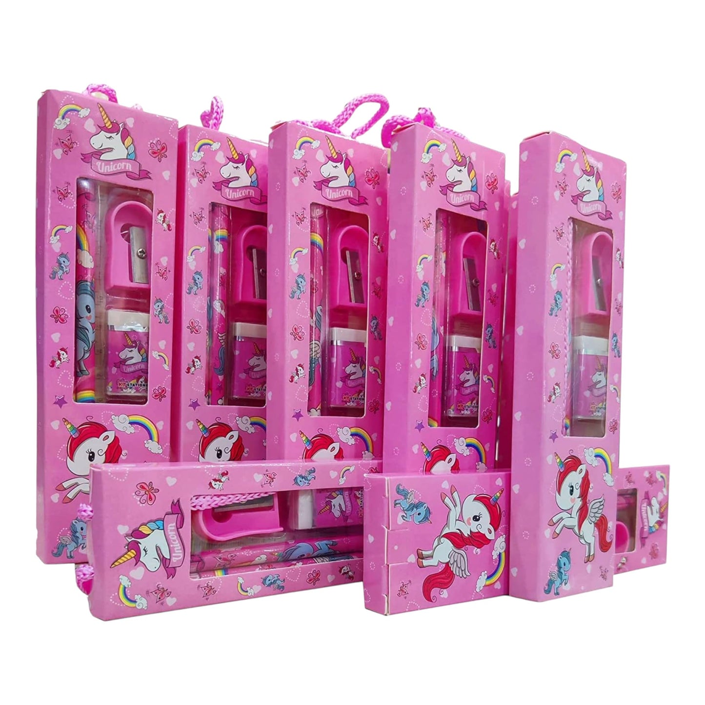 Cute Bunny Stationery Gift Set (9-Piece)