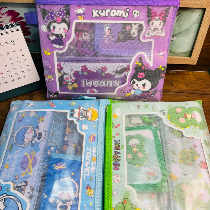 Cute Bunny Stationery Gift Set (9-Piece)