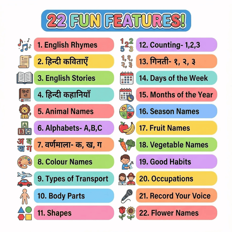 Kids Smart Educational Touch Phone Toy