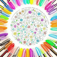 Metallic Glitter Gel Pens Set – 12 Color