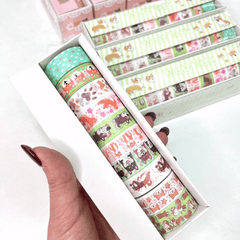 Multi-Design Washi Tape Set – 20 Rolls