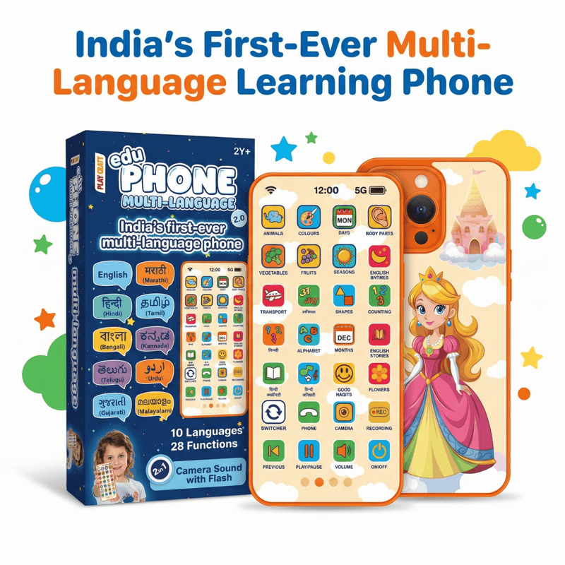 Learning Phone Toy Edu Phone โ Multi-Language Learning Toy โ WYRD