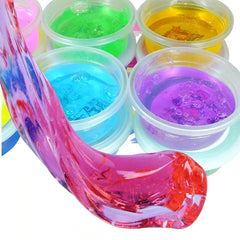 Sparkling Glittery Slime for Kids - Pack of 6