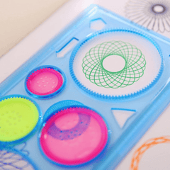 Spirograph Geometric Drawing Ruler (Pack of 2)