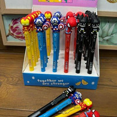 Avenger clutch Pencil with Eraser (4 Pc)